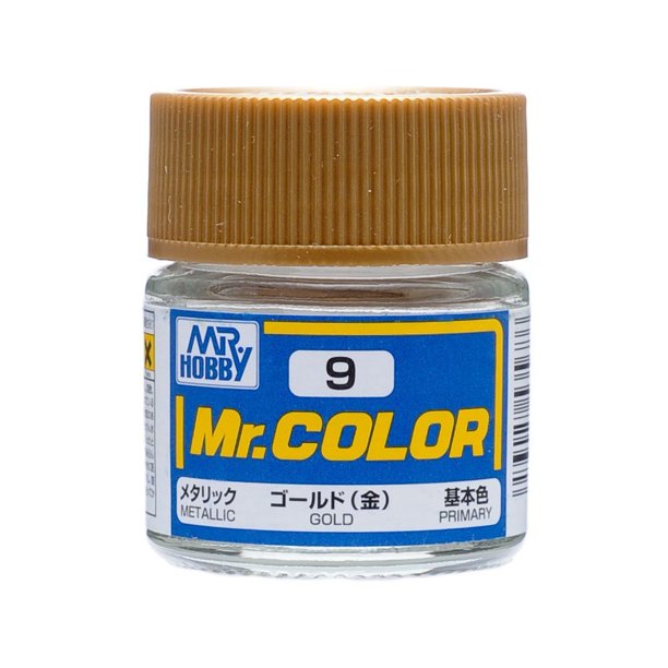 Mr. Hobby Mr. Color 9 - Gold (Metallic/Primary) - 10ml