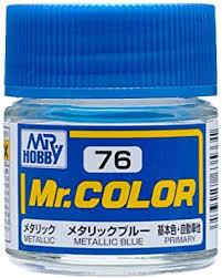 Mr. Hobby Mr. Color 76 - Metallic Blue (Metallic/Primary Car) - 10ml