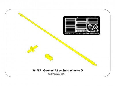 ABER 16157 1/16 German 1.8m Sternantenne D