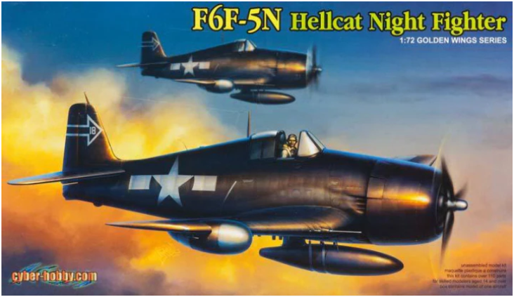 Cyber Hobby 5080 1/72 F6F-5N Helcat Night Version