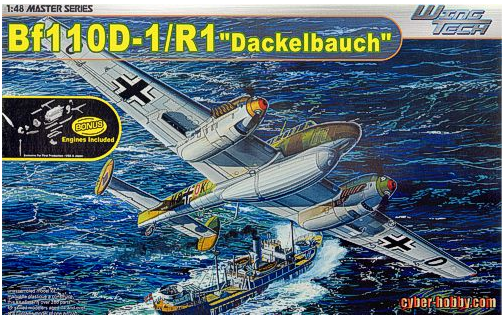 Cyber Hobby 5556 1/48 Messerschmitt Bf-110DE-1/R1 "Dackelbauch"