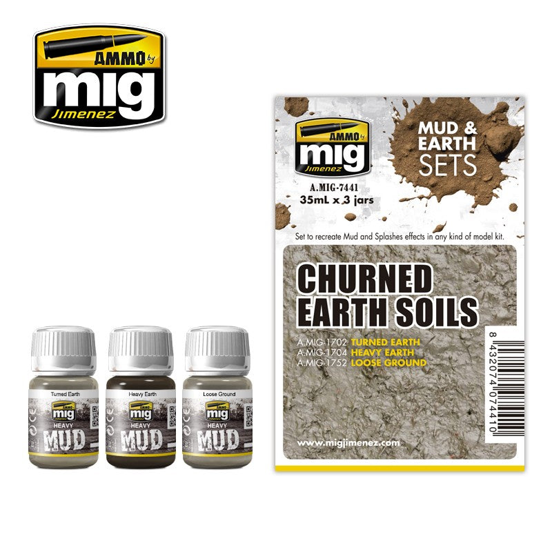 AMMO by Mig 7441 Churned Earth Soils