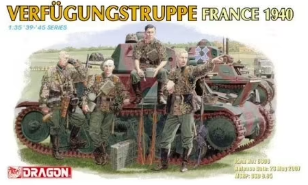 Dragon 6309 1/35 Verfugungstruppe, Das Reich Division, France 1940