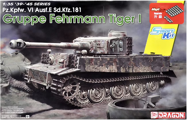 Dragon 6484 1/35 Gruppe Fehrmann Tiger I w/ Magic Tracks Sd.Kfz. 181