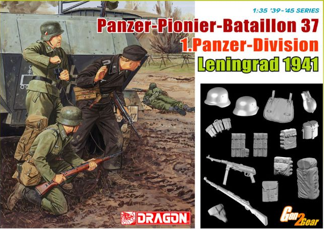 Dragon 6651 1/35 Panzer-Pionier-Bataillon 37 Leningrad 1941
