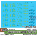 Def Model DD35008 1/35 WWII US army Ammunition letter decal set