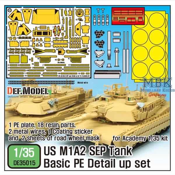Def Model DE35015 1/35 M1A2 SEP ABRAMS Basic PE set