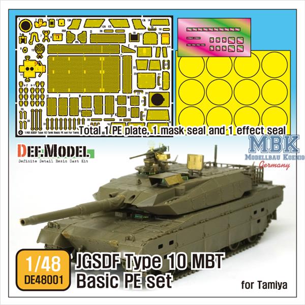 Def Model DE48001 1/48 JGSDF TYPE 10 MBT Basic PE set