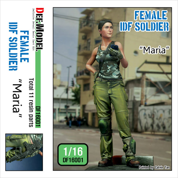 Def Model DF16001 1/16 Modern IDF Female Soldier "Maria"