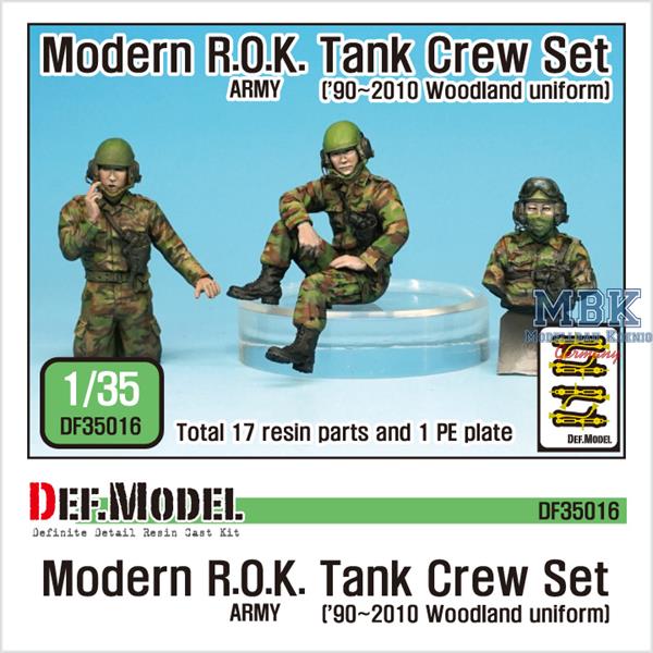 Def Model DF35016 1/35 Modern ROK army Tank crew set ('90~2010)