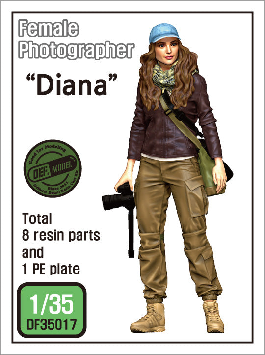 Def Model DF35017 1/35 Female Photographer "Diana"