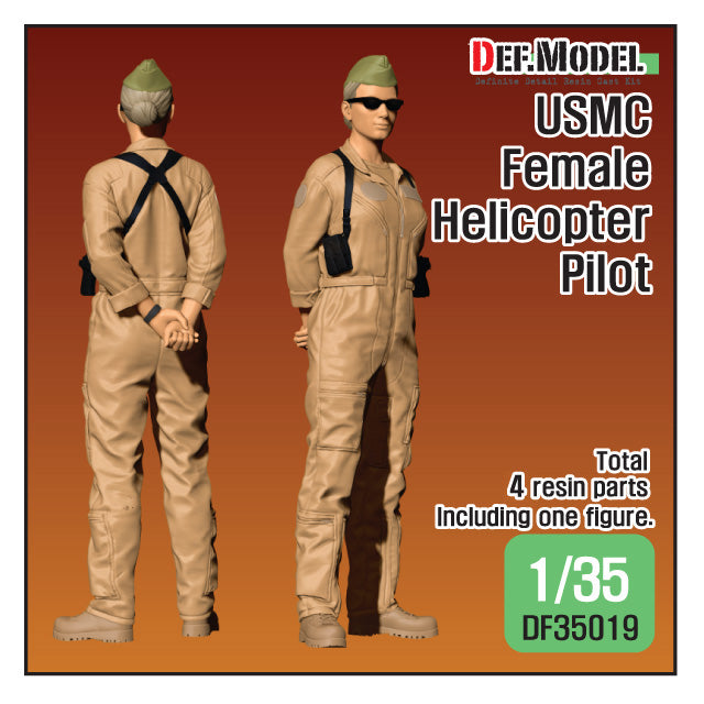Def Model DF35019 1/35 Female Helicopter Pilot