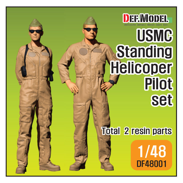 Def Model DF48001 1/48  USMC Helicopter Pilot set