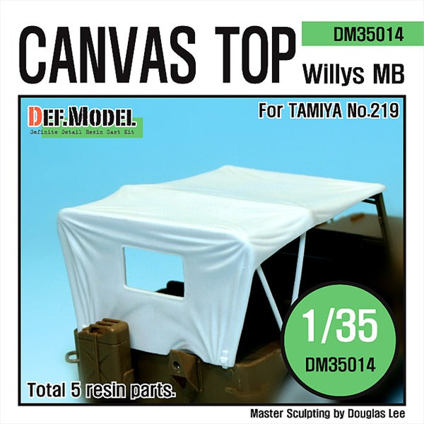 Def Model DM35014 1/35 Willys MB Canvas Top