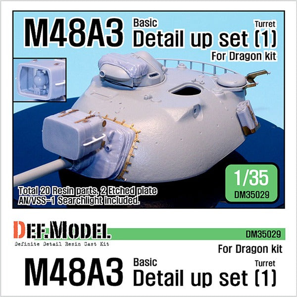 Def Model DM35029 1/35 M48A3 Basic detail up set