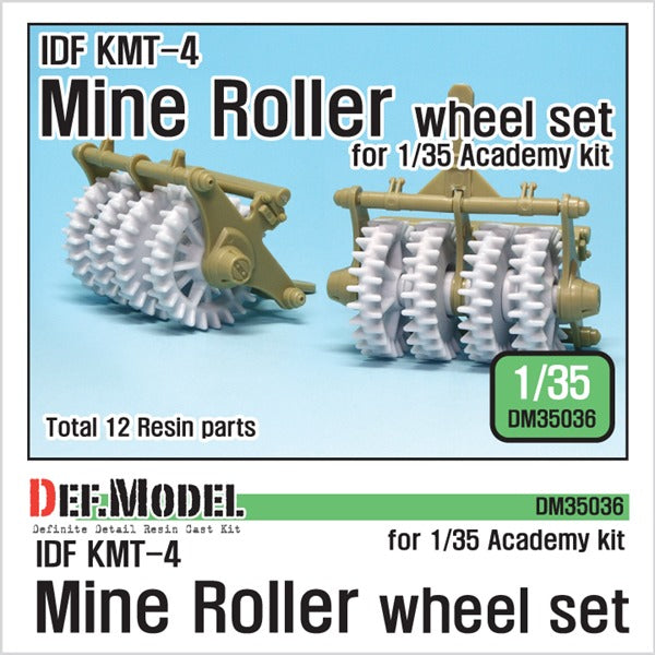 Def Model DM35036 1/35 IDF KMT-4 Mine Roller Wheel set