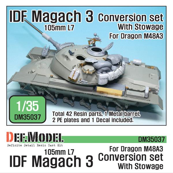 Def Model DM35037 1/35 IDF Magach 3 Conversion set /w stowage