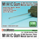 Def Model DM35050 1/35 US M4 Sherman M1A1C Gun Metal Gun Barrel Set