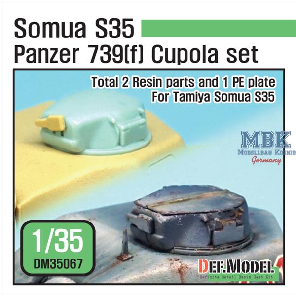 Def Model DM35067 1/35 Somua S35 Panzer 739(f) Cupola set