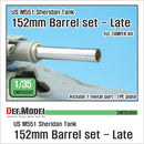 Def Model DM35088 1/35 M551 Sheridan 152mm Metal Barrel Set - Late