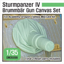Def Model DM35098 1/35 German Sturmpanzer IV Brummbar Mid/Late Main Gun Canvas Cover Set