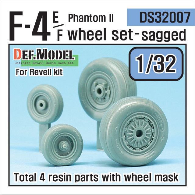 Def Model DS32007 1/32  F-4E Phantom II Wheel Set