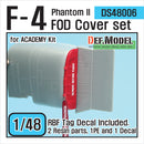 Def Model DS480061/48  F-4E/F Phantom -II FOD Cover Set
