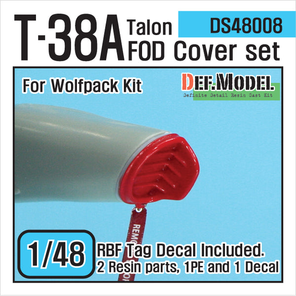 Def Model DS48008 1/48 T-38A Talon FOD Cover Set