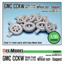 Def Model DW30007 1/35 WW2 US CCKW Truck Wheel set
