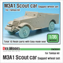Def Model DW30041 1/35 M3A1 Scout car Sagged Wheel set (For Tamiya 35363)