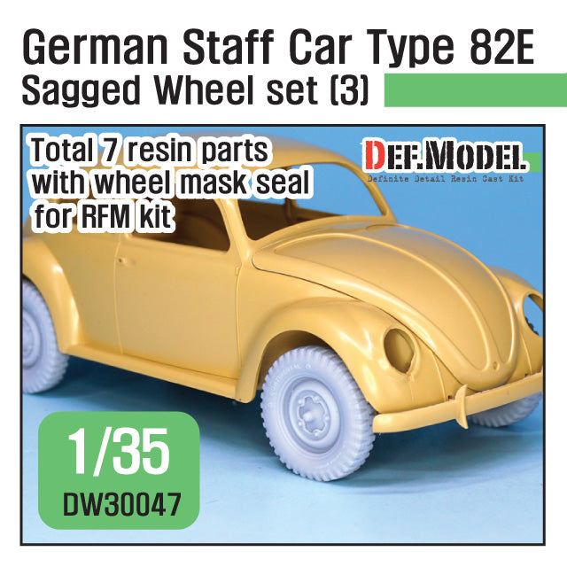 Def Model DW30047 1/35 German Staff Car Type 82E Wheel Set 03
