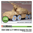 Def Model DW35005 1/35 Sz77 DANA ShKH MP913 Sagged Tire set