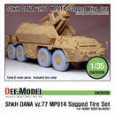 Def Model DW35006 1/35 Sz77 DANA ShKH MP914 Sagged Tire set