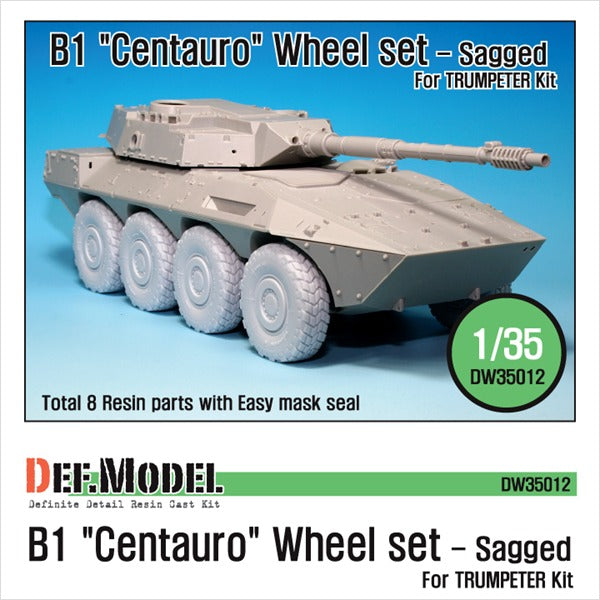 Def Model DW35012 1/35 B1 Centauro RCV Sagged Wheel set