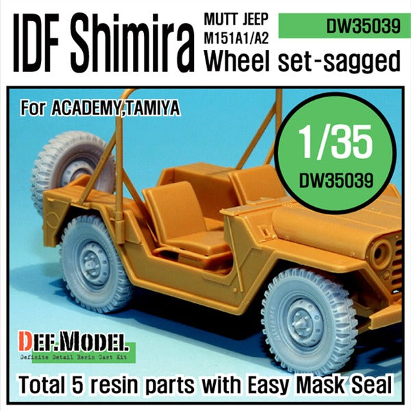 Def Model DW35039 1/35 IDF M151 Shimira Sagged wheel set