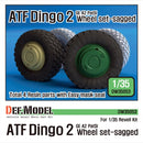 Def Model DW35053 1/35 ATF Dingo2 GE A2 PatSi Sagged Wheel set
