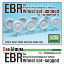 Def Model DW35065 1/35 French Panhard EBR Sagged Wheel Set