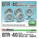 Def Model DW35076 1/35 BTR-40 Russian APC Wheel set