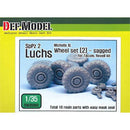 Def Model DW35082 1/35 SpPz.2 Luchs Michelin sagged Wheel Set (2)