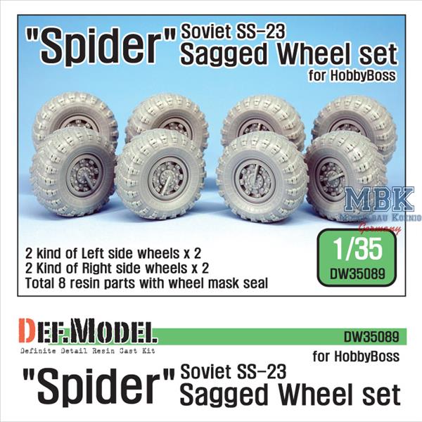 Def Model DW35089 1/35 Soviet 'Spider' SS-23 Sagged Wheel set