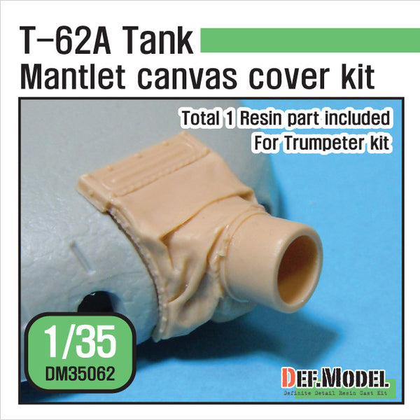Def Model DM35062 1/35 T-62A Tank Mantlet Canvas cover kit