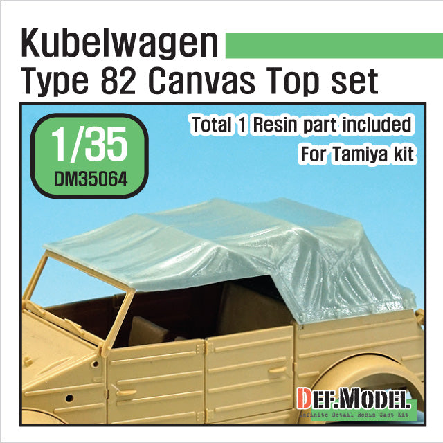 Def Model DM35064 1/35 Kübelwagen Type 82 Canvas Top