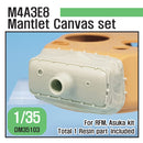 Def Model DM35103 1/35 M4A3E8 Mantlet Canvas Covet set ( for RFM, Asuka 1/35)