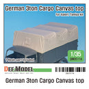 Def Model DM35114 1/35 German 3ton Cargo Truck Canvas Top for Italeri, Tamiya kit