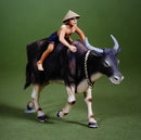 Def Model DO35A09 1/35 Water buffalo & Boy figure