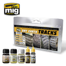 AMMO by Mig 7437 Dry Earth Tracks Set