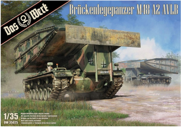 Das Werk 35025 1/35 Brückenlegepanzer - Bridgelayer M48A2 AVLB