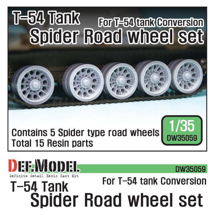 Def Model DW35059 1/35 T-54 Spider roadwheel set (for T-54 conversion kit)