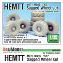 Def Model DW35090 1/35 US HEMTT "XZL" M977,M983 Sagged Wheel set ( for Trumpeter/Italeri 1/35)