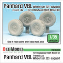 Def Model DW35096 1/35 French Panhard VBL Sagged Wheel Set